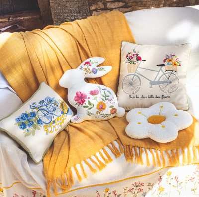 Coussins printemps
