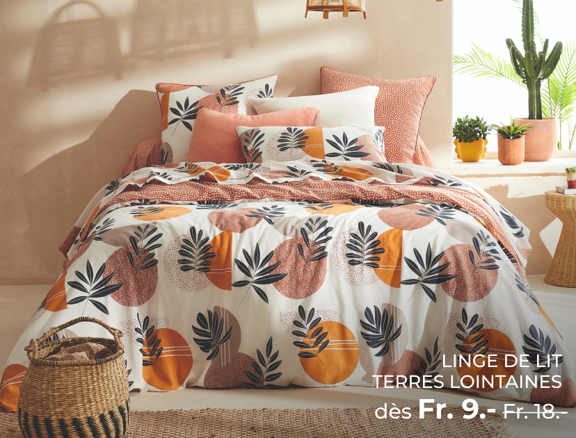 Linge de lit Terres lointaines