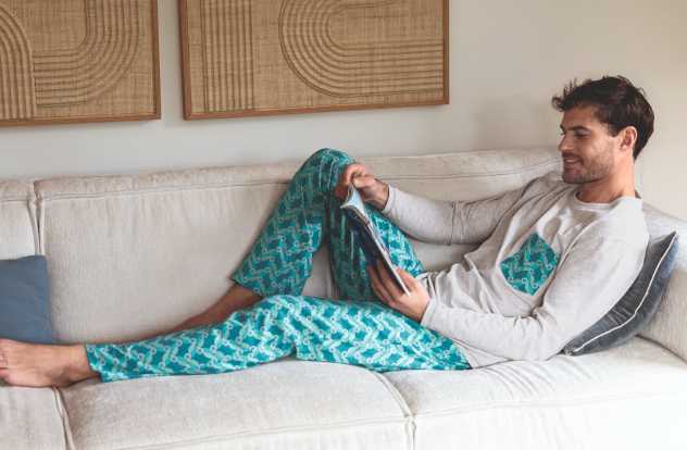 Pyjama Rythme indigo