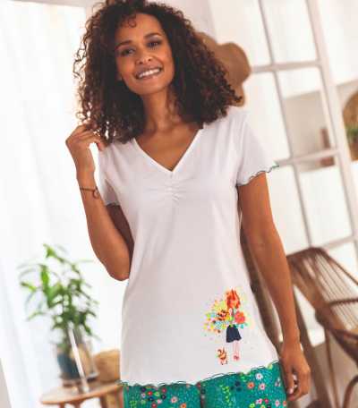 Pyjama Coquette campagne