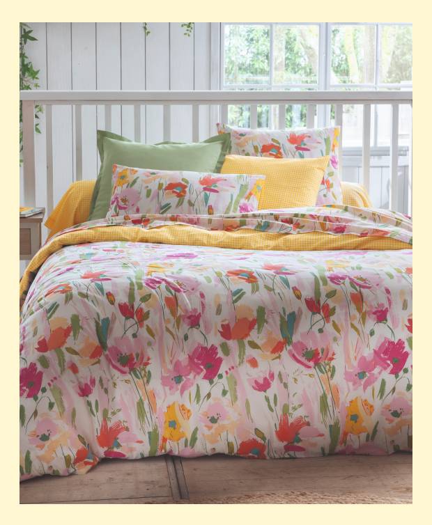 Linge de lit Ete pastel