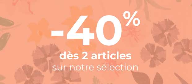 Vêtement à -40%