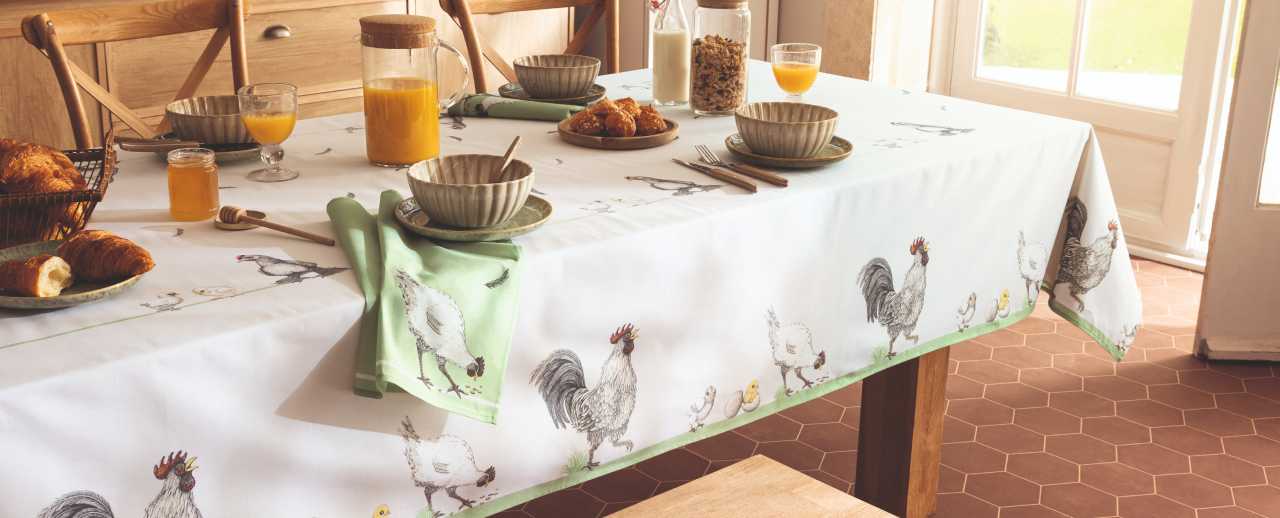 Nappe La famille Cocotte